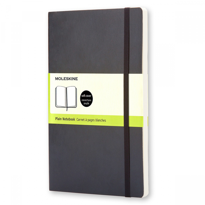 Classic Soft Cover Notebook Large Black i gruppen Papper & Block / Skriva och anteckna / Anteckningsböcker hos Pen Store (100368_r)