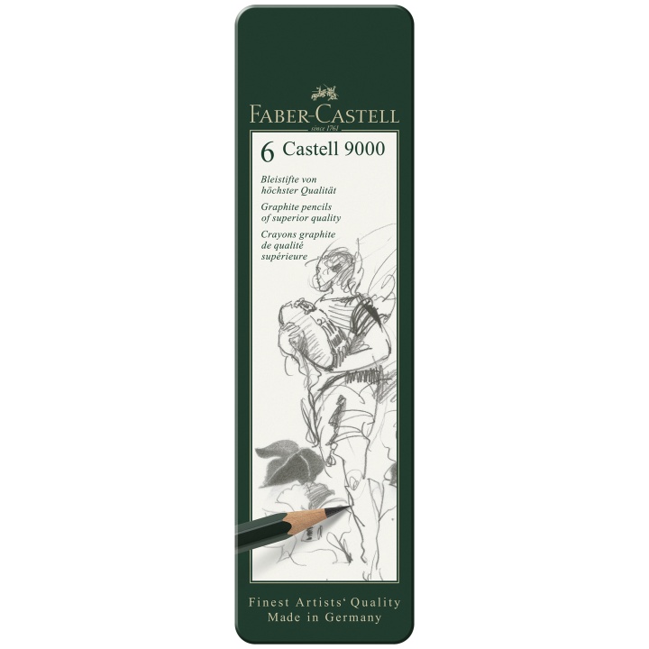 Blyerts Castell 9000 6-set i gruppen Pennor / Skriva / Blyertspennor hos Pen Store (109013)