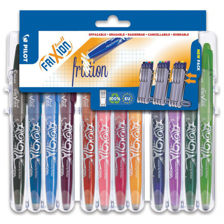 FriXion Ball 2GO 12-set i gruppen Pennor / Skriva / Gelpennor hos Pen Store (109763)