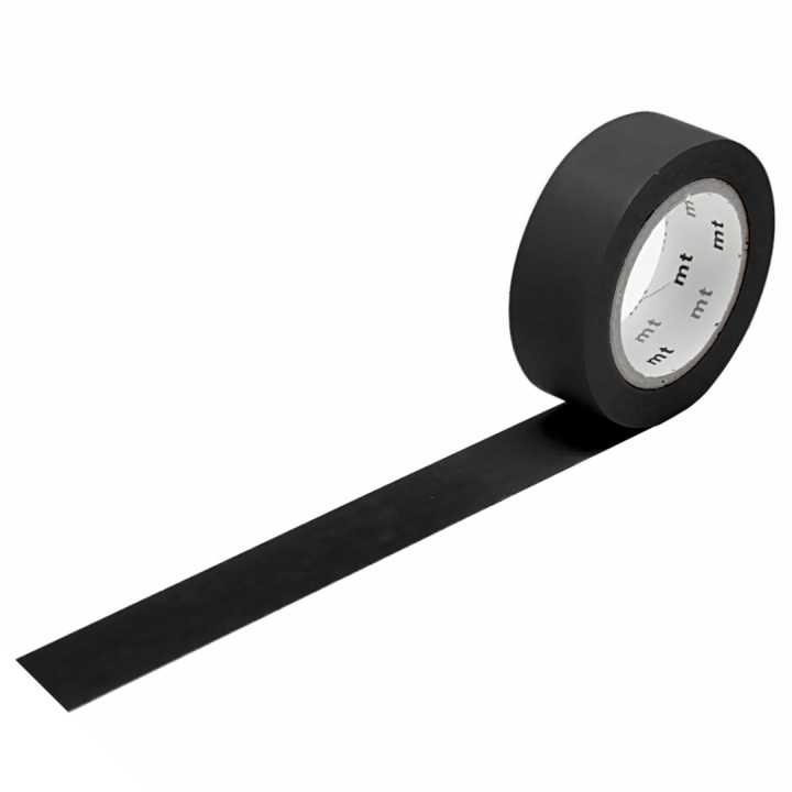 Washi-tejp Matte black i gruppen Skapande & Hobby / Hobbytillbehör / Washi-tejp hos Pen Store (126370)