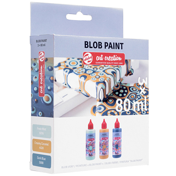 Blob Paint set Mint i gruppen Konstnärsmaterial / Konstnärsfärger / Akrylfärg hos Pen Store (130280)