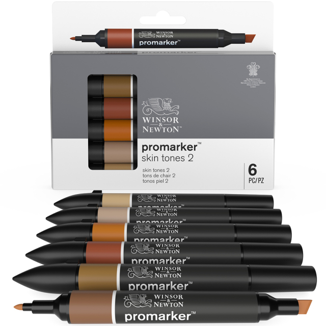 Promarker 6-set Skin Tones 2