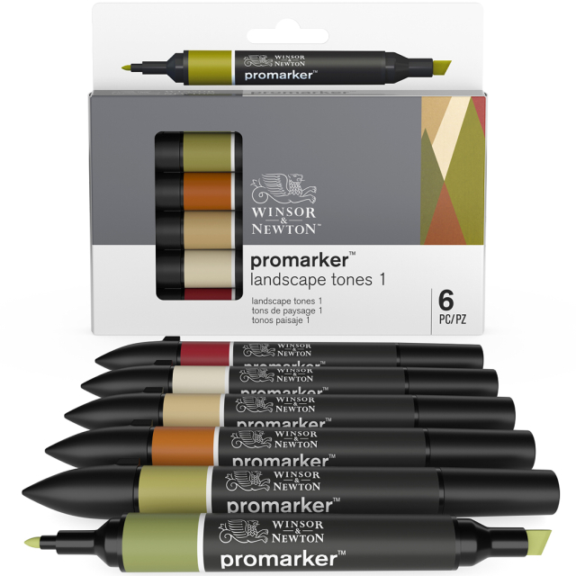 Promarker 6-set Landscape Tones