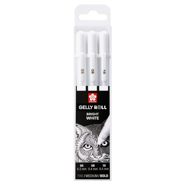 Gelly Roll Basic White 3-pack