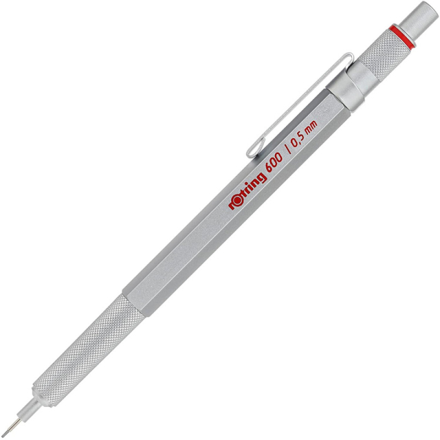 600 Stiftpenna 0,5 Silver