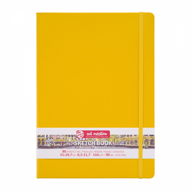 Sketchbook A4 Golden Yellow