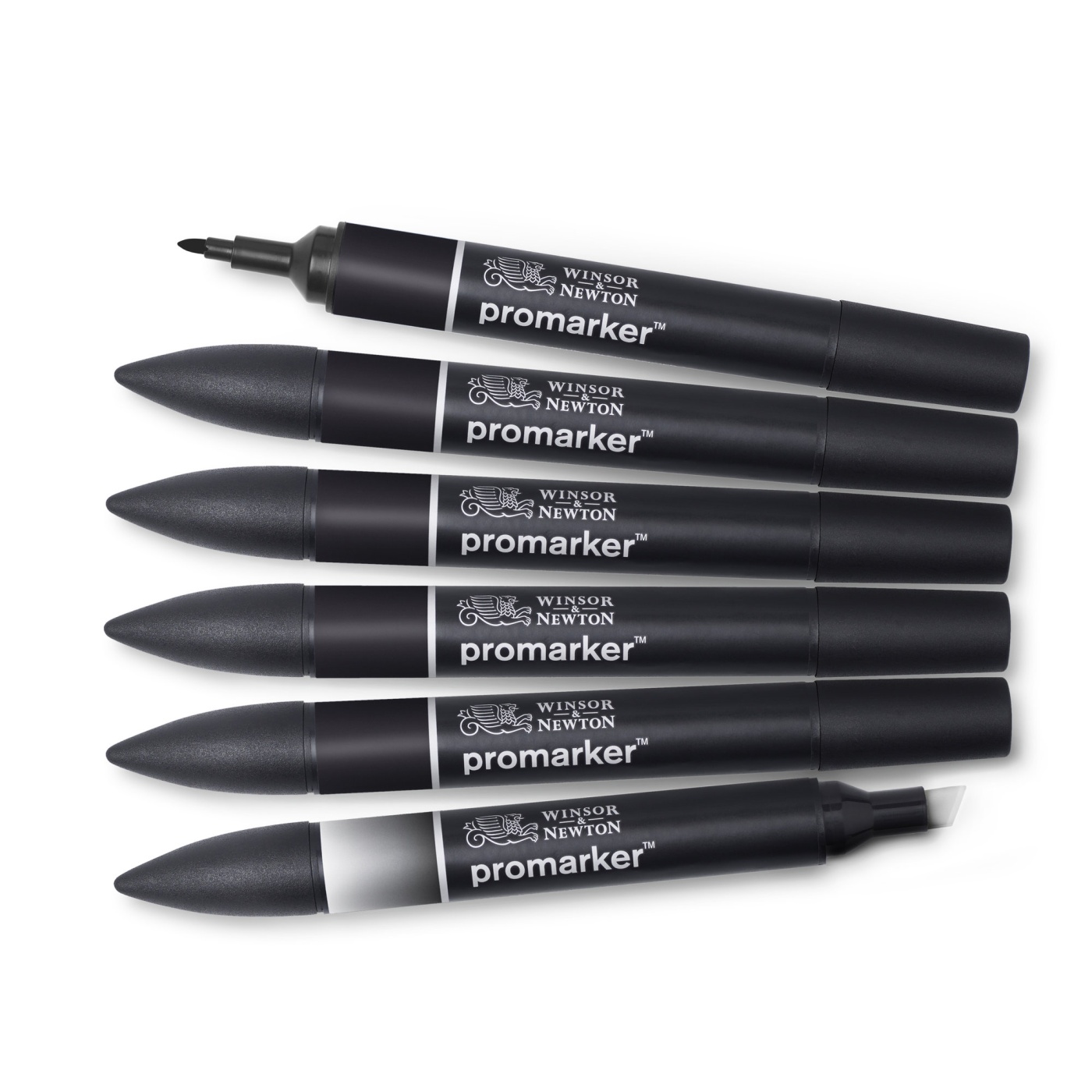 Promarker 6-set Black & Blender