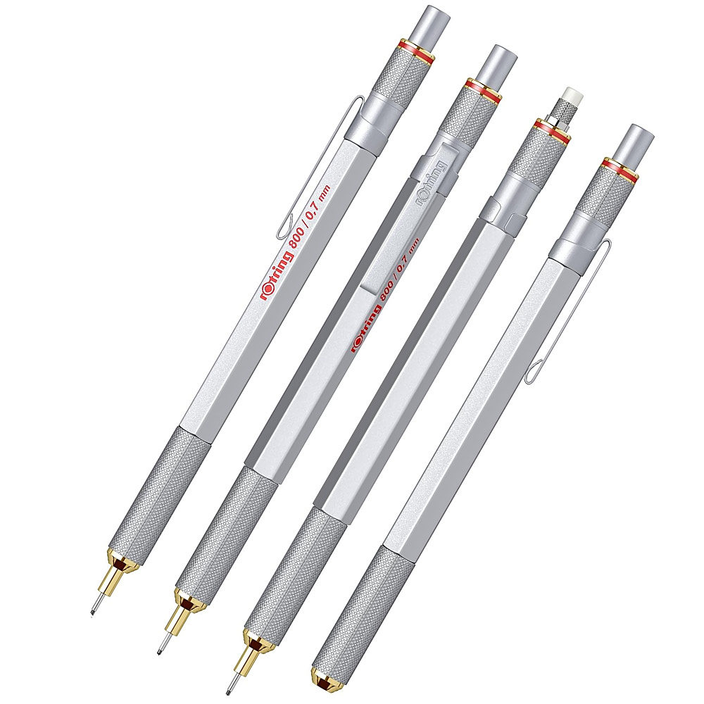 800 Stiftpenna 0,7 Silver
