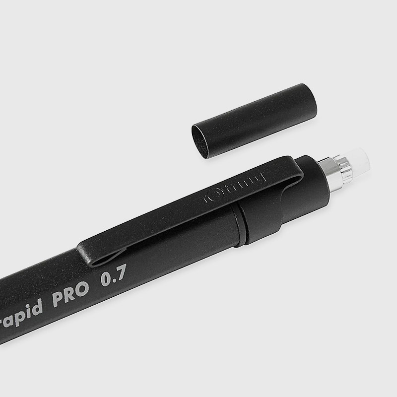 Rapid Pro Stiftpenna 0,7 Svart