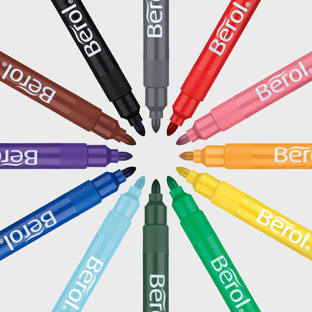 Colour Broad Tip 12-pack (3 år+)
