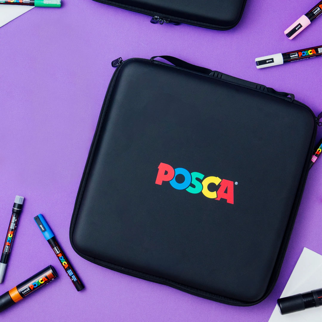 Posca Marker 60-set Rubbercase