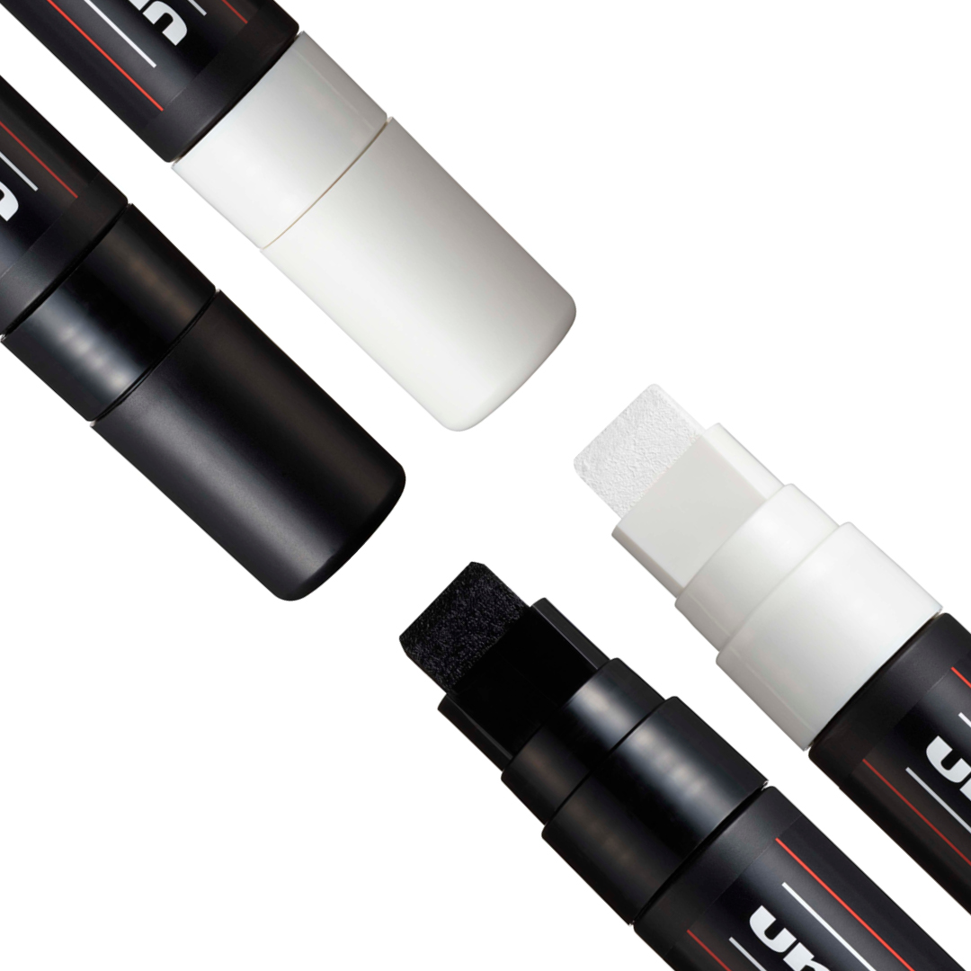 Posca PC-17K Black/White set