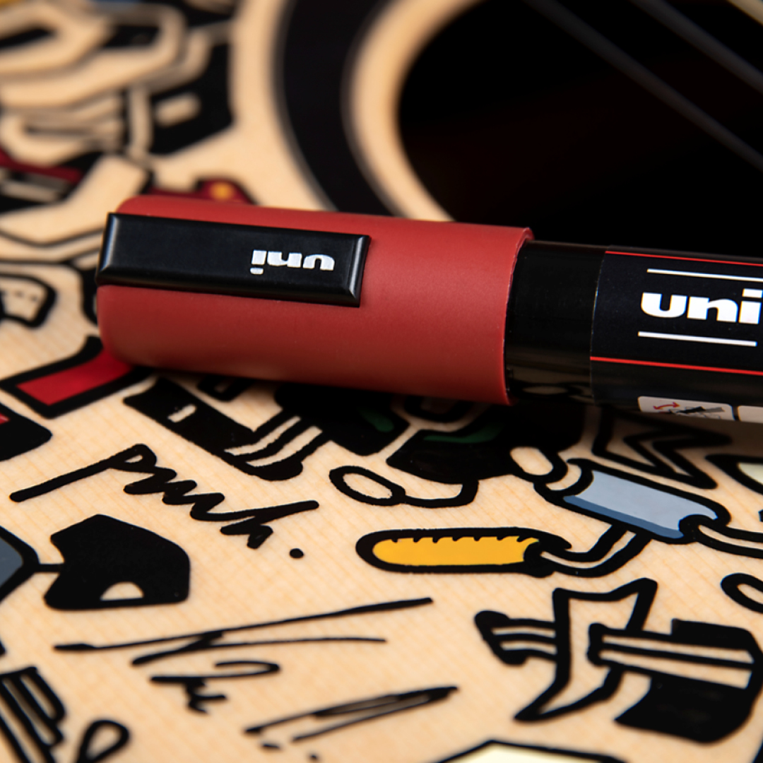 Posca PC-5M Warm tones 8-set
