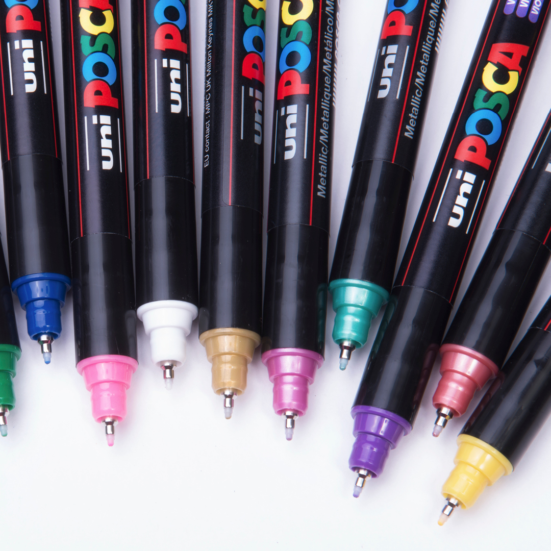 Posca PC-1MR Metallic 8-set