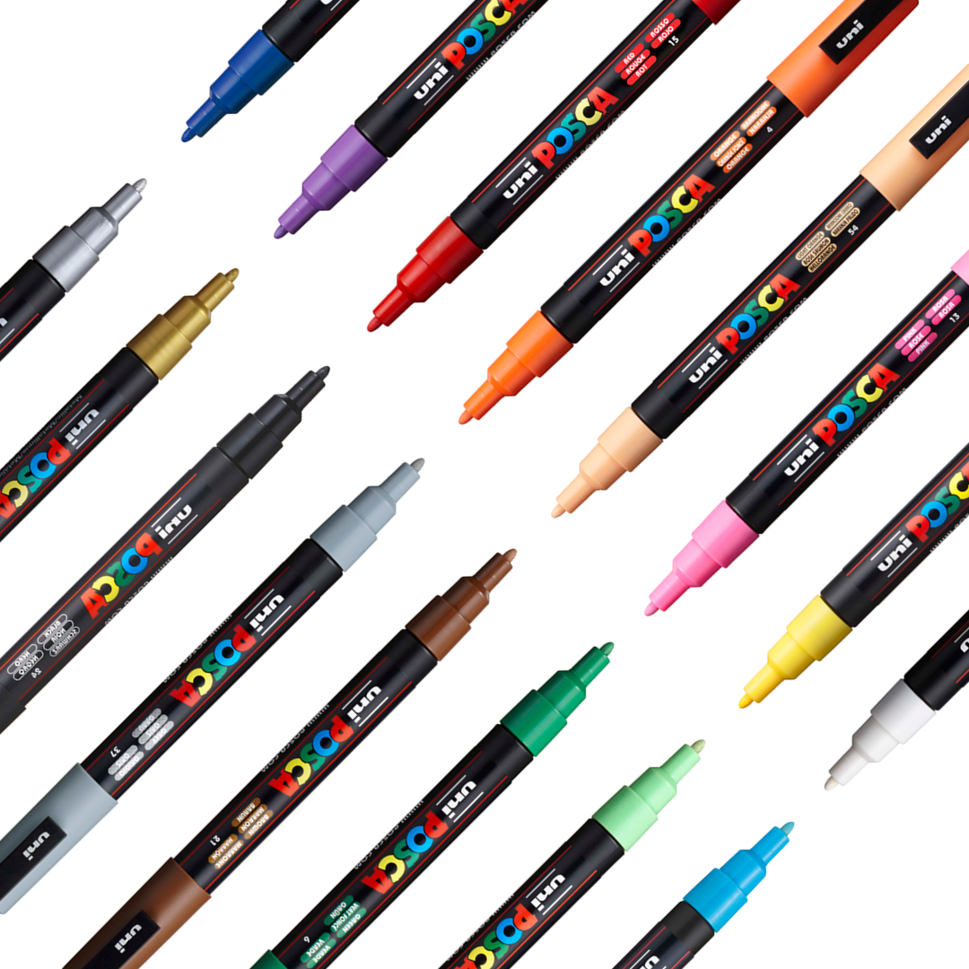 Posca PC-3M 16-set