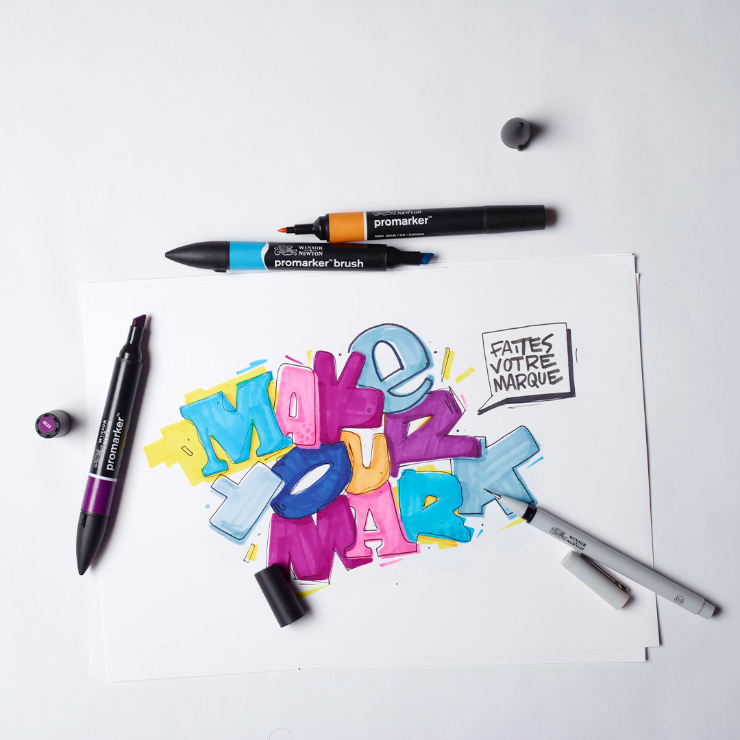 Promarker Modern Lettering Wallet 25-set