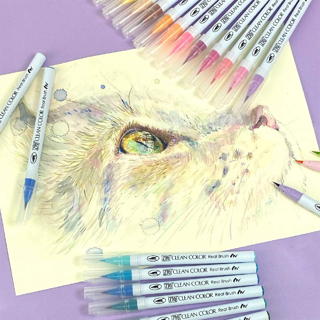 Clean Color Real Brush Illustration 8-set 2