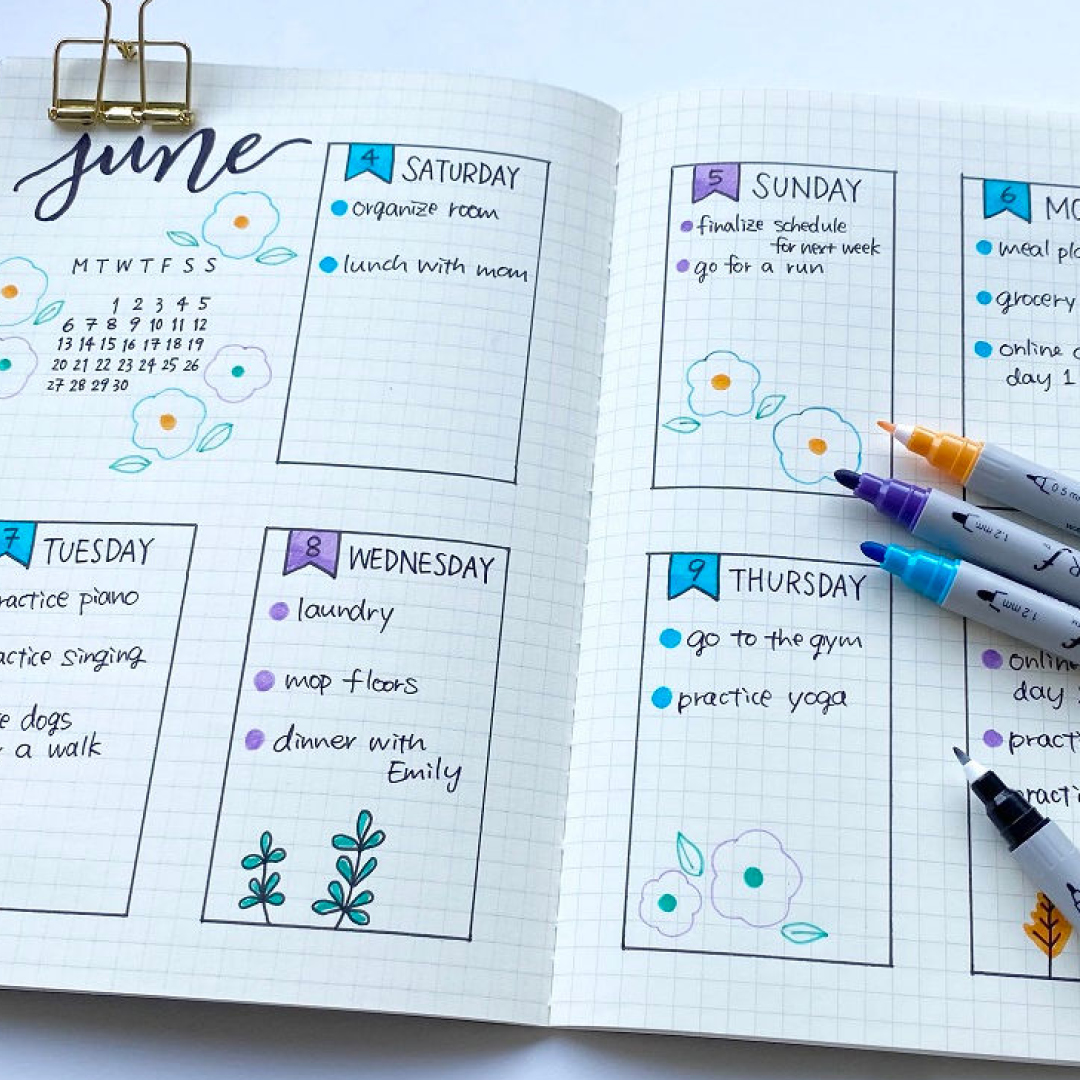 Clean Color DOT Pen 4-set