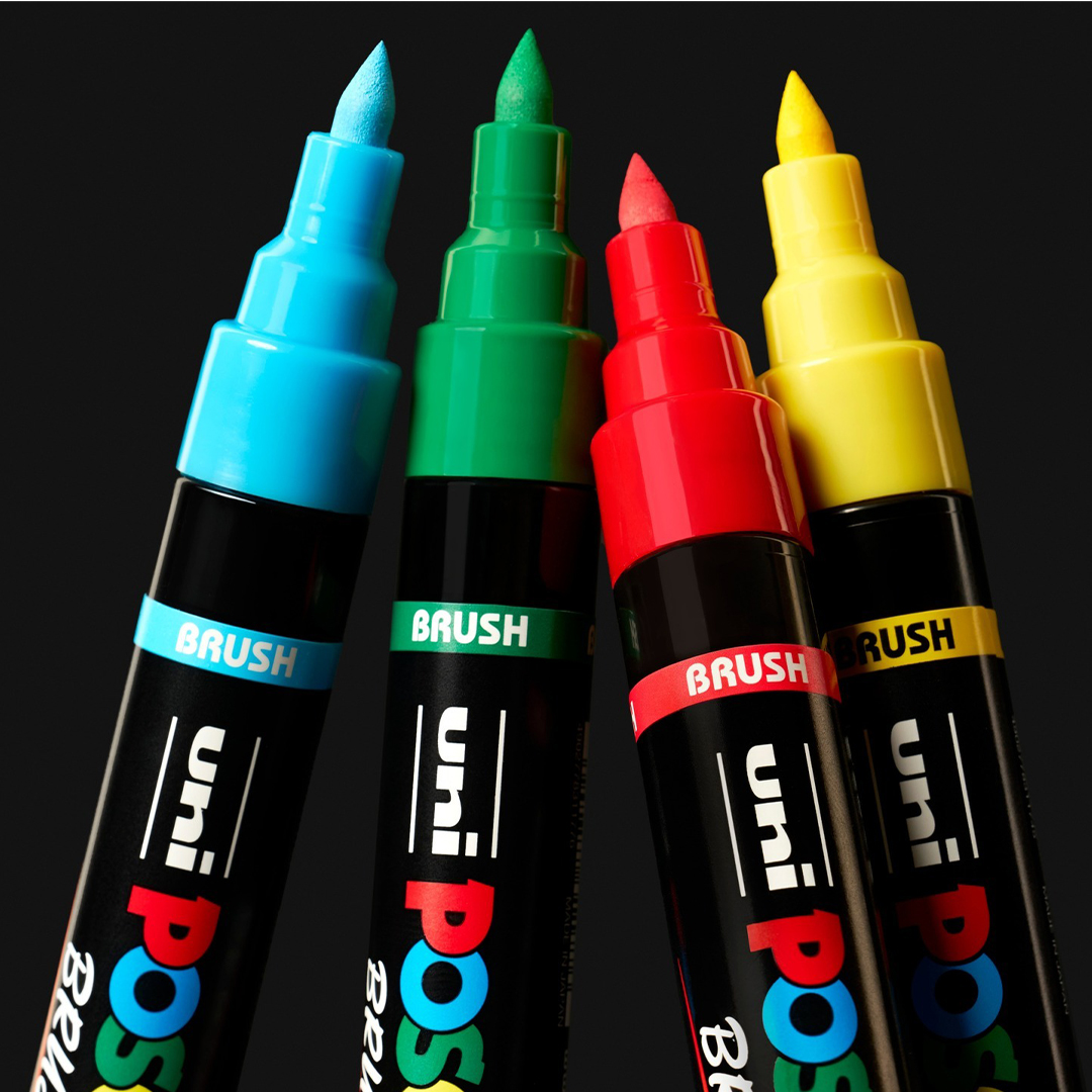 Posca Brush PC-5BR 16-set
