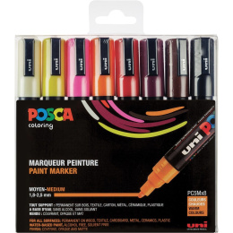 Posca PC-5M Warm tones 8-set i gruppen Pennor / Konstnärspennor / Illustrationsmarkers hos Pen Store (110428) Posca PC-5M Warm tones 8-set i gruppen Pennor / Konstnärspennor / Illustrationsmarkers hos Pen Store (110428)