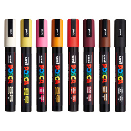 Posca PC-5M Warm tones 8-set i gruppen Pennor / Konstnärspennor / Illustrationsmarkers hos Pen Store (110428) Posca PC-5M Warm tones 8-set i gruppen Pennor / Konstnärspennor / Illustrationsmarkers hos Pen Store (110428)