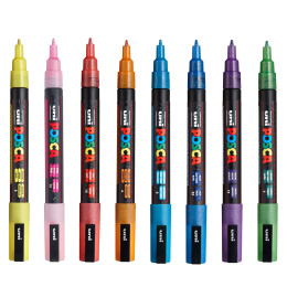 Posca PC-3M Glitter tones 8-set i gruppen Pennor / Konstnärspennor / Illustrationsmarkers hos Pen Store (110429) Posca PC-3M Glitter tones 8-set i gruppen Pennor / Konstnärspennor / Illustrationsmarkers hos Pen Store (110429)