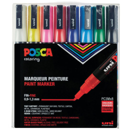 Posca PC-3M 8-set i gruppen Pennor / Konstnärspennor / Illustrationsmarkers hos Pen Store (110430) Posca PC-3M 8-set i gruppen Pennor / Konstnärspennor / Illustrationsmarkers hos Pen Store (110430)