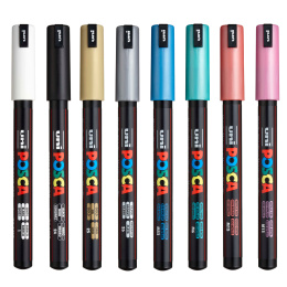Posca PC-1MR Metallic 8-set i gruppen Pennor / Konstnärspennor / Illustrationsmarkers hos Pen Store (110432) Posca PC-1MR Metallic 8-set i gruppen Pennor / Konstnärspennor / Illustrationsmarkers hos Pen Store (110432)