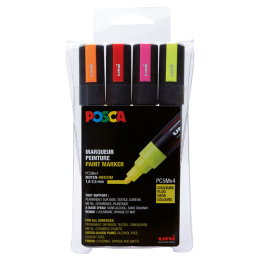 Posca PC-5M Neon 4-set i gruppen Pennor / Konstnärspennor / Illustrationsmarkers hos Pen Store (110434) Posca PC-5M Neon 4-set i gruppen Pennor / Konstnärspennor / Illustrationsmarkers hos Pen Store (110434)