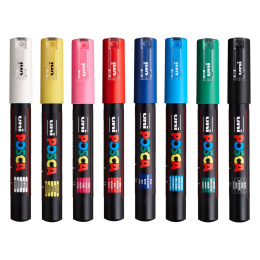 Posca PC-1MC 8-set i gruppen Pennor / Konstnärspennor / Illustrationsmarkers hos Pen Store (110436) Posca PC-1MC 8-set i gruppen Pennor / Konstnärspennor / Illustrationsmarkers hos Pen Store (110436)