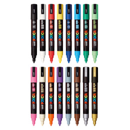 Posca PC-5M 16-set i gruppen Pennor / Konstnärspennor / Illustrationsmarkers hos Pen Store (112631) Posca PC-5M 16-set i gruppen Pennor / Konstnärspennor / Illustrationsmarkers hos Pen Store (112631)