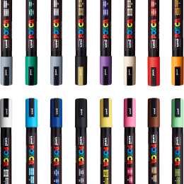Posca PC-5M 16-set i gruppen Pennor / Konstnärspennor / Illustrationsmarkers hos Pen Store (112631) Posca PC-5M 16-set i gruppen Pennor / Konstnärspennor / Illustrationsmarkers hos Pen Store (112631)
