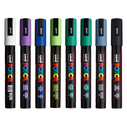 Posca PC-5M Cool tones 8-set i gruppen Pennor / Konstnärspennor / Illustrationsmarkers hos Pen Store (112632) Posca PC-5M Cool tones 8-set i gruppen Pennor / Konstnärspennor / Illustrationsmarkers hos Pen Store (112632)