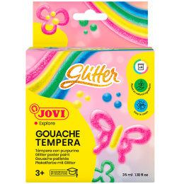 Gouachefärg 4x35 ml Glitterfärger (3 år+) i gruppen Kids / Måla och skapa / Barnfärger hos Pen Store (131141)