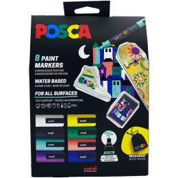 Posca Pouch PC-5M Limited Edition 8-set i gruppen Pennor / Konstnärspennor / Akrylmarkers hos Pen Store (133849) Posca Pouch PC-5M Limited Edition 8-set i gruppen Pennor / Konstnärspennor / Akrylmarkers hos Pen Store (133849)
