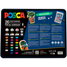 Posca Pop Colours 20-set i gruppen Pennor / Konstnärspennor / Akrylmarkers hos Pen Store (133850) Posca Pop Colours 20-set i gruppen Pennor / Konstnärspennor / Akrylmarkers hos Pen Store (133850)