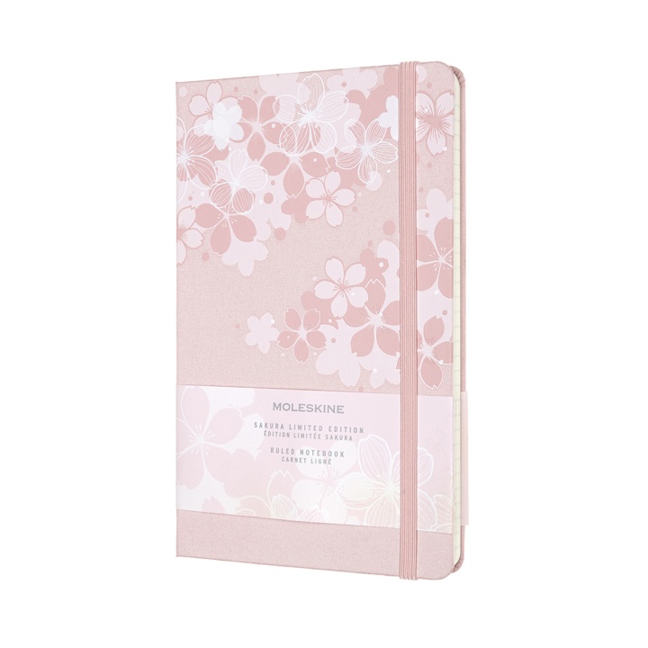 Hard Cover Large Sakura Limited Edition - Dark Pink i gruppen Papper & Block / Skriva och anteckna / Anteckningsböcker hos Pen Store (100455)