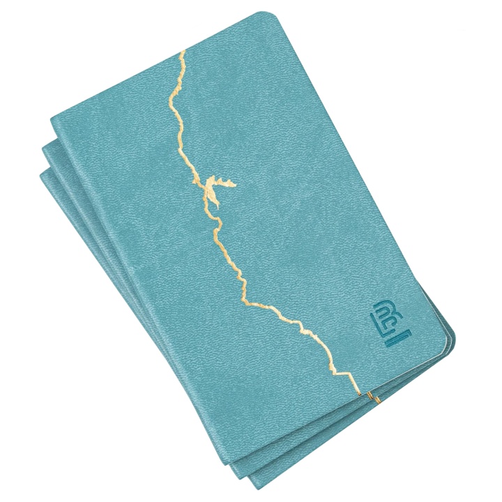 Vol 840 Clutch Notebook 3-set i gruppen Papper & Block / Skriva och anteckna / Anteckningsböcker hos Pen Store (100509)