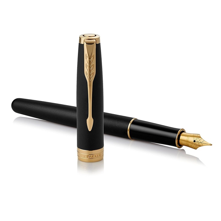 Sonnet Black/Gold Reservoar i gruppen Pennor / Fine Writing / Reservoarpennor hos Pen Store (104695_r)