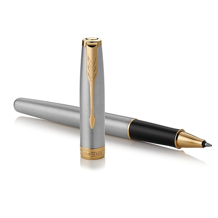 Sonnet Steel/Gold Rollerball i gruppen Pennor / Fine Writing / Rollerball hos Pen Store (104790)