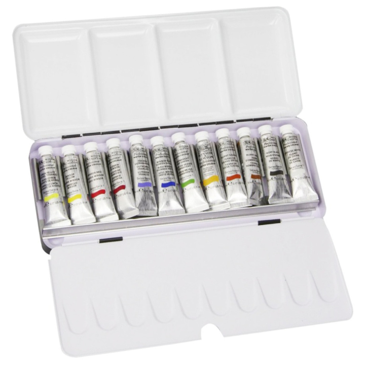 Professional Akvarellfärg Tub 5ml 12-set i gruppen Konstnärsmaterial / Konstnärsfärger / Akvarellfärg / Akvarellfärg på tub hos Pen Store (106250)