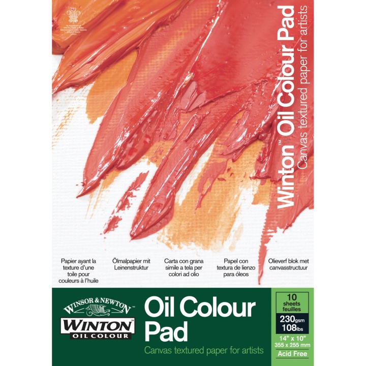 Winton Oljemålningsblock 230g A4 i gruppen Papper & Block / Konstnärsblock / Akrylblock hos Pen Store (108409)