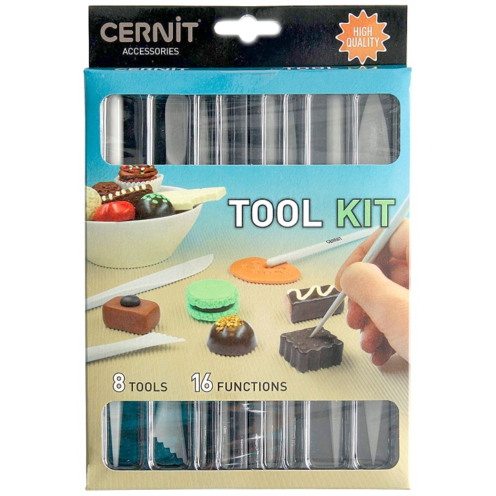 Tool Kit 8-set i gruppen Skapande & Hobby / Skapa / Modellera hos Pen Store (108889)