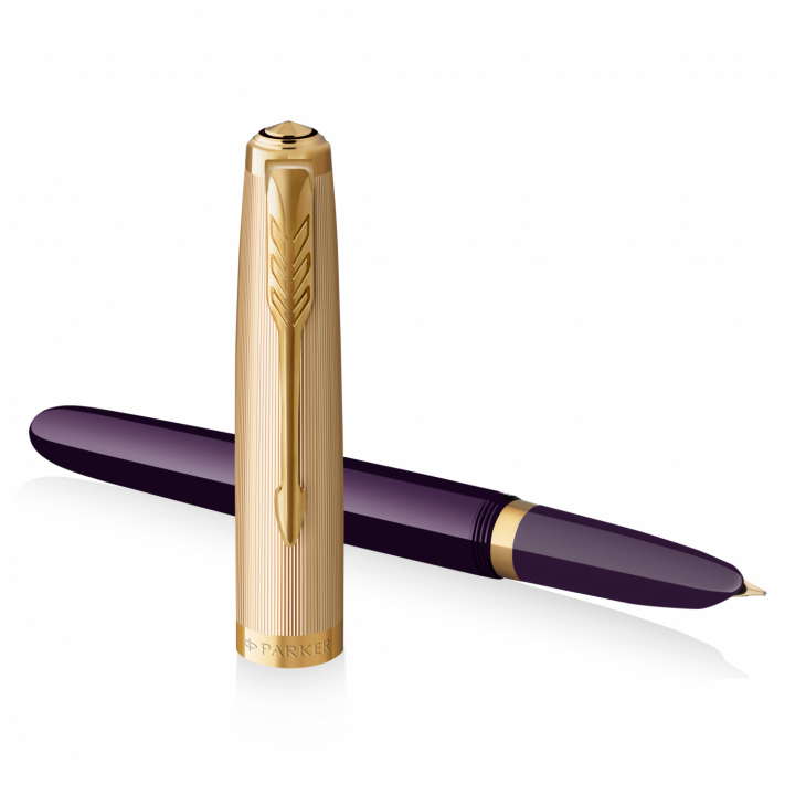 51 Plum/Gold Reservoar i gruppen Pennor / Fine Writing / Reservoarpennor hos Pen Store (125363_r)