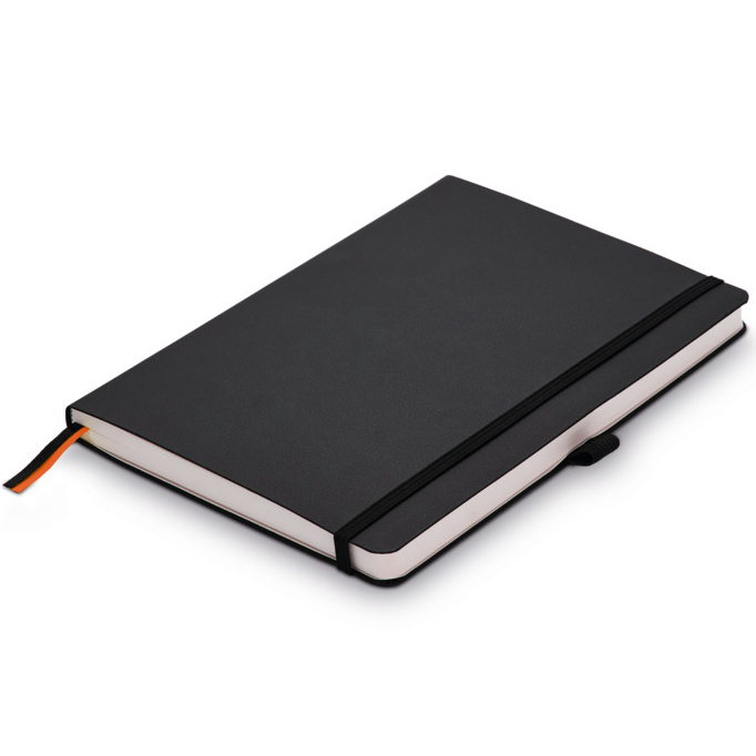 Notebook Soft Cover Olinjerad A5 Black i gruppen Papper & Block / Skriva och anteckna / Anteckningsböcker hos Pen Store (125389)