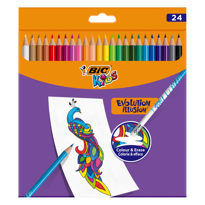 Evolution Illusion Färgpenna 24-pack i gruppen Kids / Barnpennor / Färgpennor för barn hos Pen Store (126954)