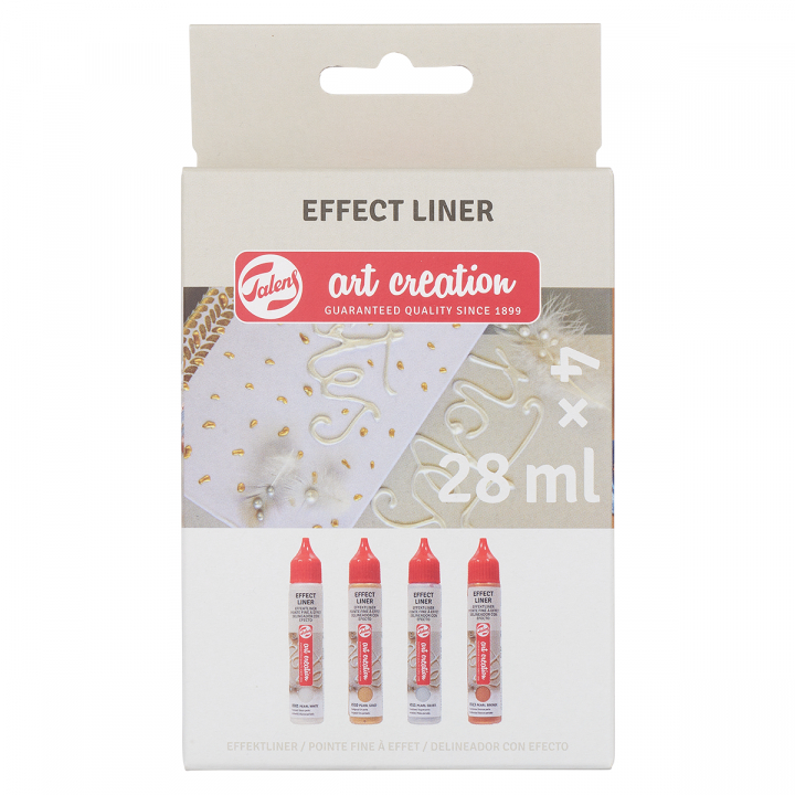 Effect Liner Set 4 x 28 ml Standard Pearl i gruppen Skapande & Hobby / Färger / Hobbyfärg hos Pen Store (127517)