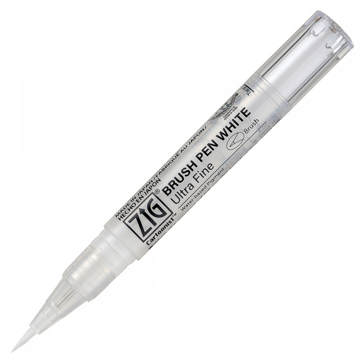 Cartoonist Brush Pen Vit Ultra-Fine i gruppen Pennor / Konstnärspennor / Penselpennor hos Pen Store (127873)