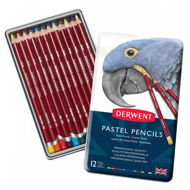 Pastel Färgpennor 12-set i gruppen Konstnärsmaterial / Konstnärsfärger / Pastell hos Pen Store (128186)