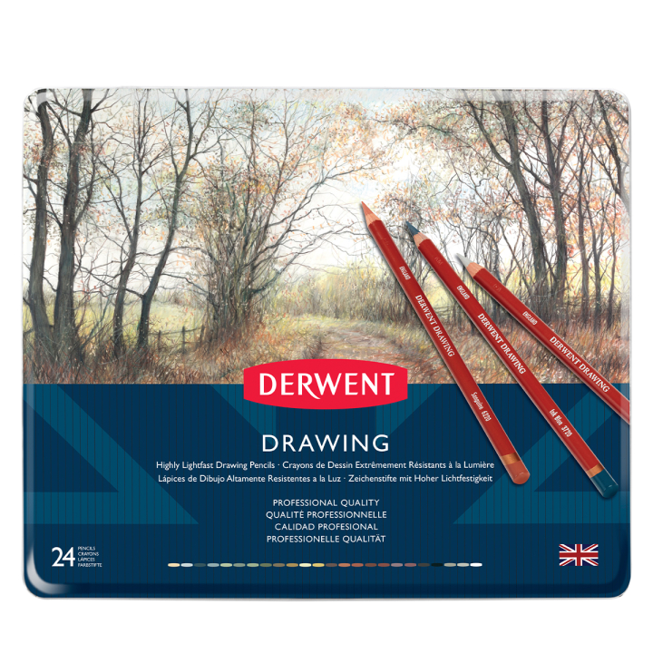 Drawing Färgpennor 24-set i gruppen Pennor / Konstnärspennor / Färgpennor hos Pen Store (129573)